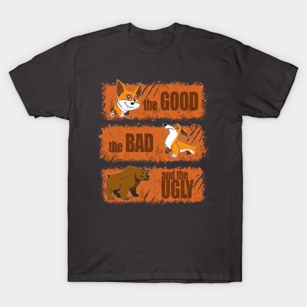 The Good The Bad and the Ugly T-Shirt by peekxel